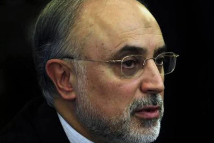 O chanceler iraniano Ali Akbar Salehi: porta-voz do Ministério das Relações Exteriores garantiu que o Irã resistirá a 'essas ações infantis' do governo de Washington (Behrouz Mehri/AFP)