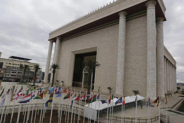 Fachada do Templo de Salomão, construído pela Igreja Universal do Reino de Deus em São Paulo (REUTERS/Nacho Doce)