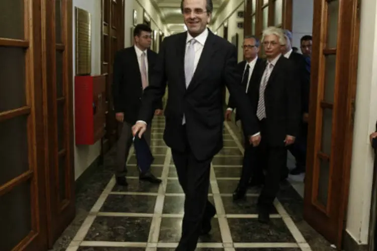 O primeiro-ministro da Grécia, Antonis Samaras: "Não temos um minuto sequer a perder", disse (REUTERS/Yorgos Karahalis)