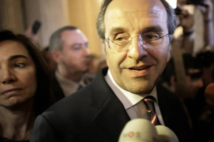 O conservador Antonis Samaras, nacionalista e partidário da União Europeia, venceu as eleições legislativas deste domingo na Grécia (Milos Bicanski/Getty Images)