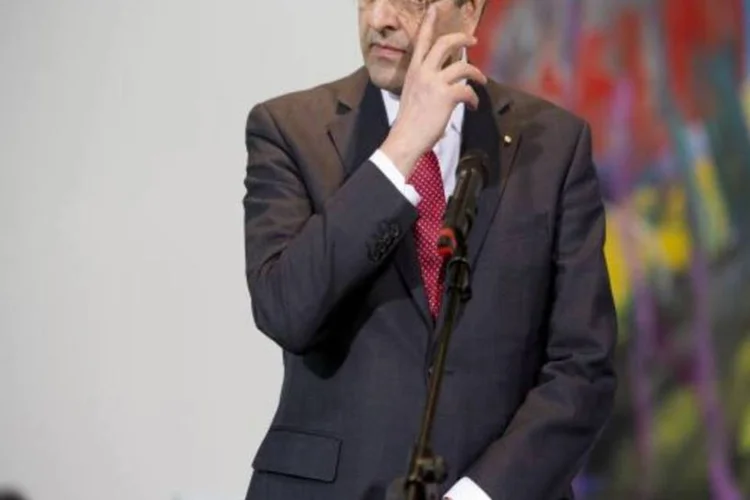 Samaras está ansioso para mostrar aos credores do país - O FMI e a UE - que está fazendo as reformas prometidas em troca de ajuda e também está confrontando os poderosos sindicatos. (Getty Images)