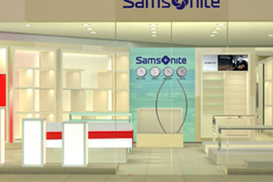 Samsonite inaugura loja em São Paulo