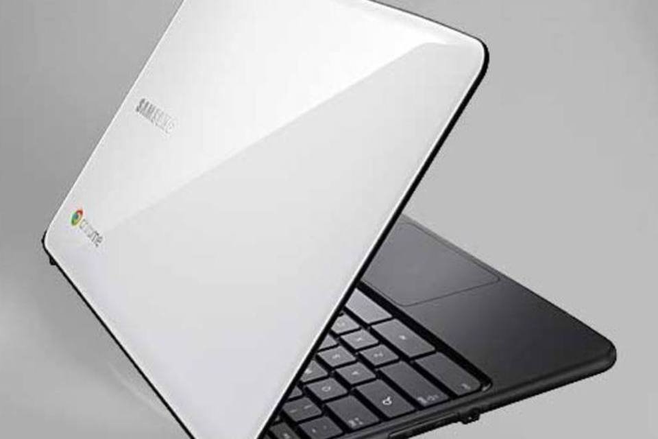 O Chromebook Series 5, da Samsung, é um dos dois modelos de netbooks com o o sistema operacional Chrome, do Google (Divulgação)
