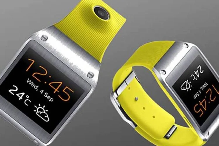 Galaxy Gear: o relógio da Samsung poderá ter dois sucessores, um com câmera e outro com sensores para aplicações de saúde e condicionamento físico (Divulgação)