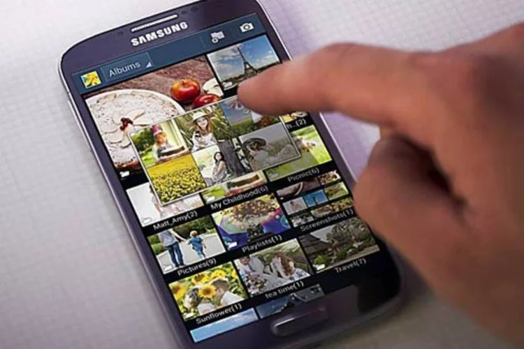
	Smartphone da Samsung &eacute; fabricado com pe&ccedil;as fornecidas por empresas que j&aacute; pertencem ao grupo sul-coreano
 (Divulgação)
