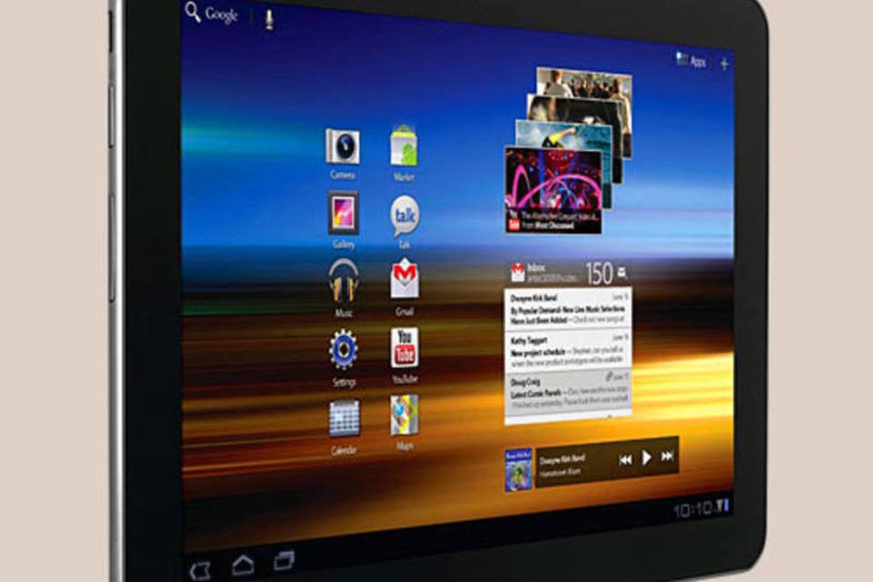Samsung divulga Galaxy Tab 2 com Android 4.0