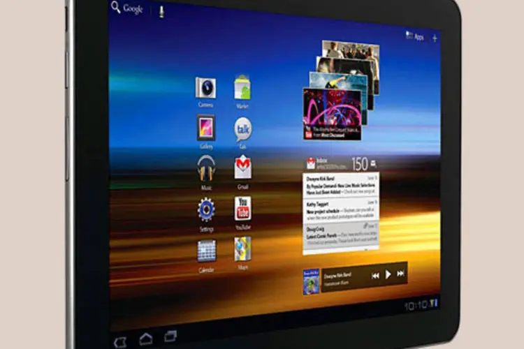 Tablet Galaxy Tab 10.1, da Samsung: segundo o presidente da empresa, as novas atividades devem oferecer maiores oportunidades (Divulgação)