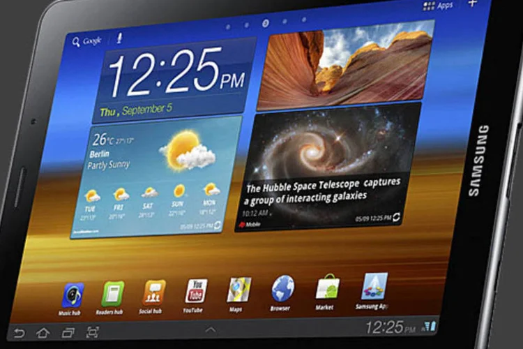Galaxy Tab: Samsung e Apple duelam nos tribunais   (Divulgação)