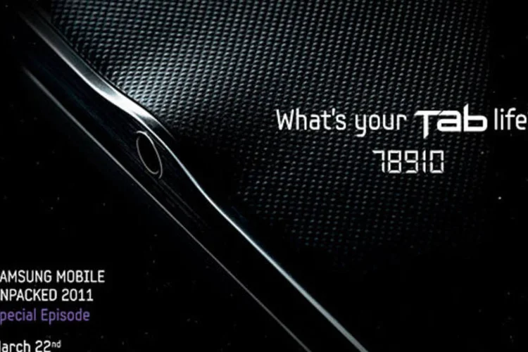 O Galaxy Tab 8.9 vai ser apresentado pela Samsung no dia 22 (Reprodução)