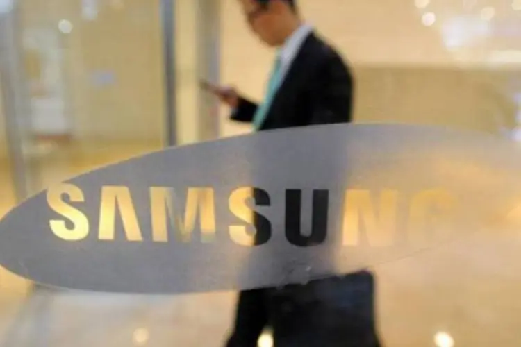 
	Samsung fabrica mais de 40 por cento de seus produtos na China, em sua grande maioria em f&aacute;bricas pr&oacute;prias
 (Park Ji-Hwan/AFP)