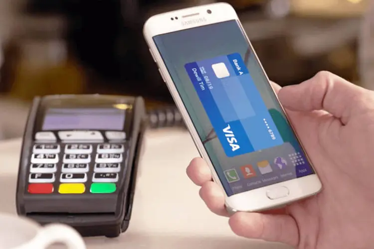 Samsung Pay, a tecnologia de pagamentos da Samsung (Divulgação/Samsung/Divulgação)