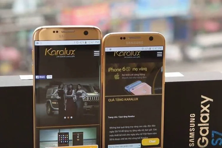 Samsung: 16% dos consumidores do país têm comprado o Galaxy S7 ou S7 edge, enquanto 14,6% optam pelo iPhone 6S ou 6S Plus (Divulgação)