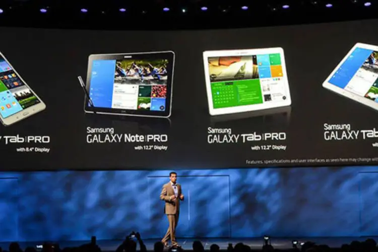 Samsung apresenta novos tablets na CES 2014: fabricante anunciou nova leva de dispositivos que tem entre 12,2 e 8,4 polegadas de tamanho (Samsung)