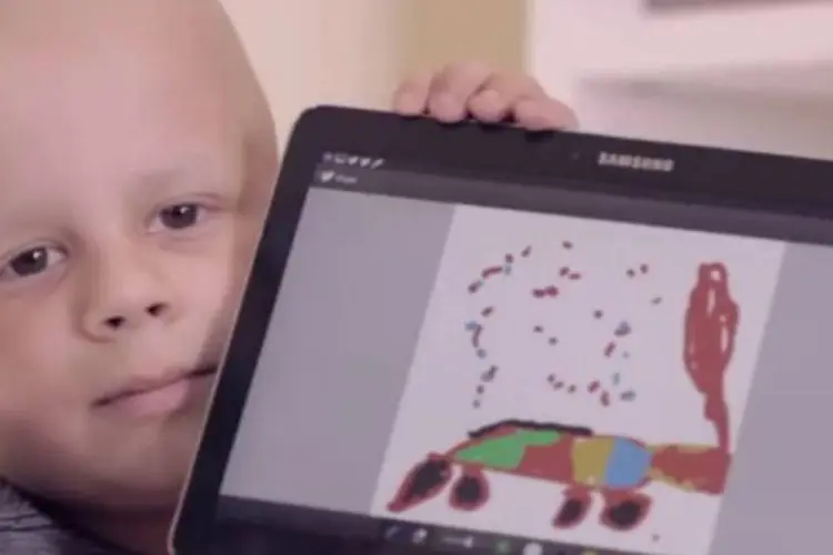 
	Samsung transforma desenhos em presentes de Natal: crian&ccedil;as receberam como miss&atilde;o fazer um desenho abusando da criatividade
 (Reprodução/YouTube)