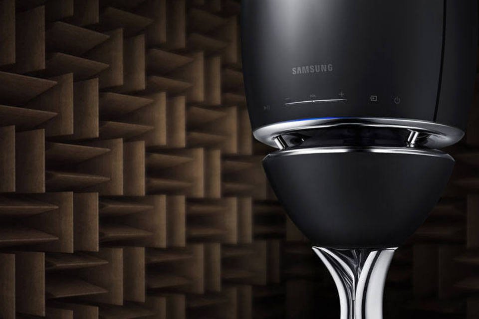 Caixa de som da Samsung leva sofisticação para outro nível