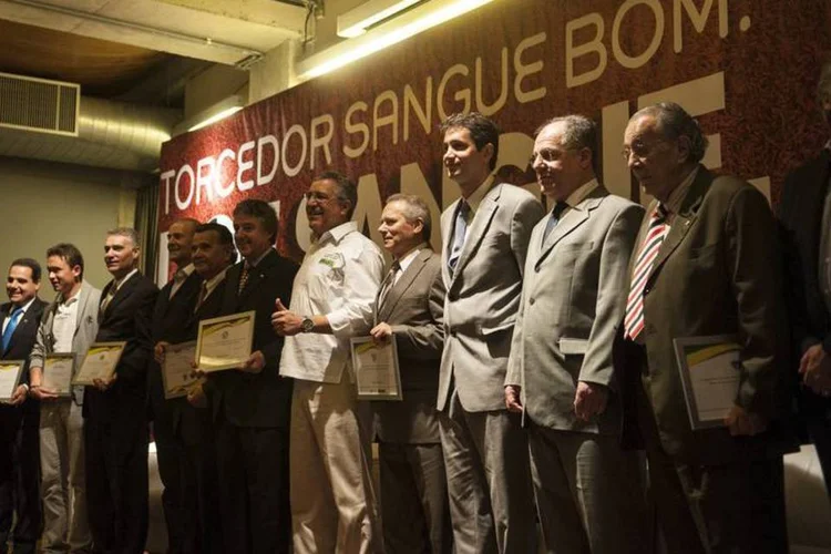 Lançamento da campanha "Torcedor Sangue Bom": de acordo com o ministério, o número de coletas no país alcançou a marca de 3,6 milhões de bolsas de sangue no ano passado. (Marcelo Camargo/ABr)