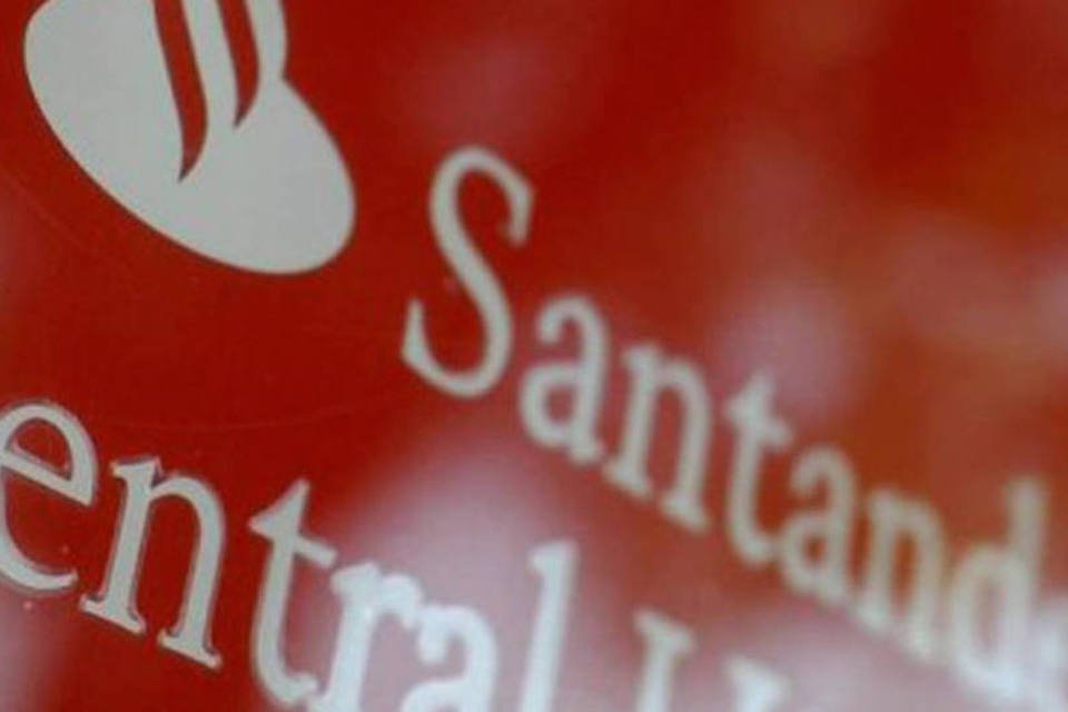 Santander: 25% do lucro do grupo vem do Brasil (Pedro Armestre/AFP)