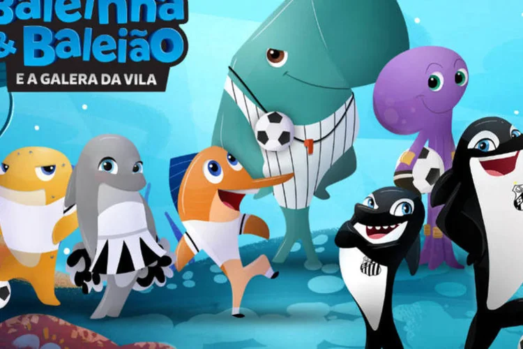 
	De galera nova: Santos apresenta novos mascotes para mirar na torcida mirim
 (Reprodução/SFC)