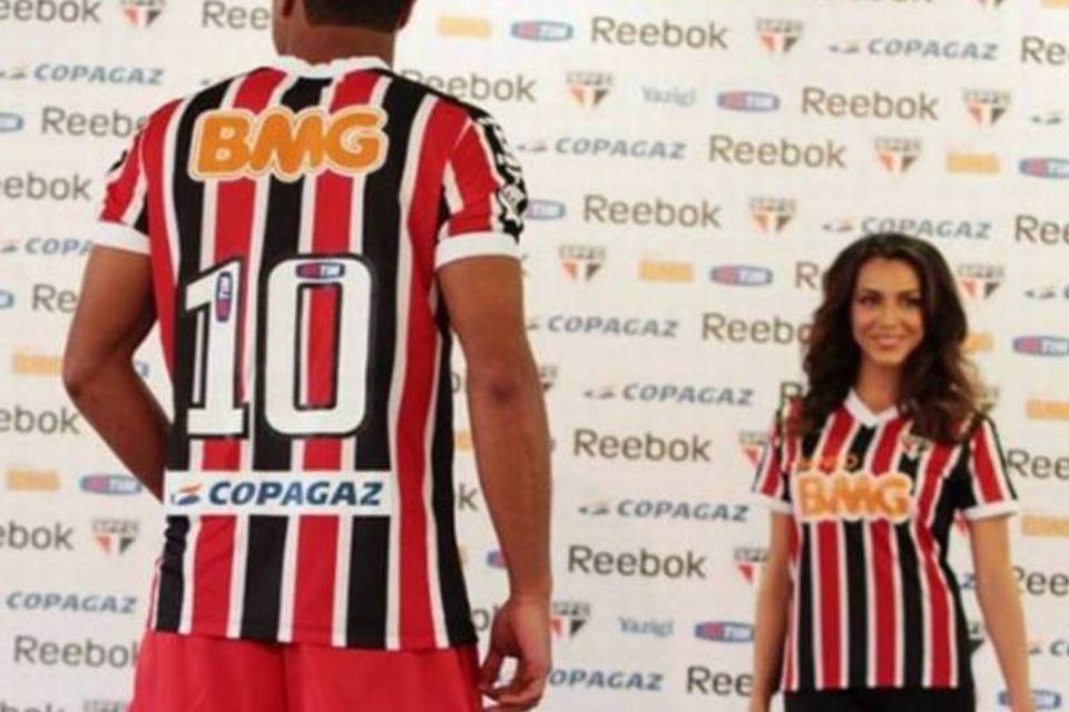 Copagaz  estampa nova camisa do São Paulo