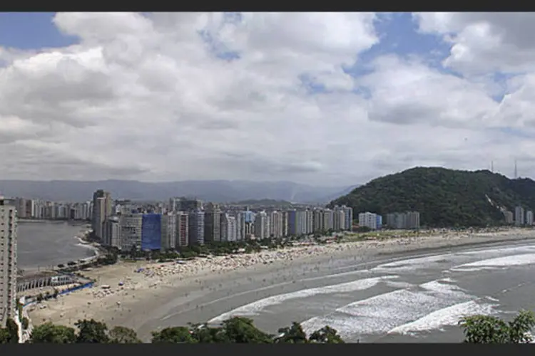 
	S&atilde;o Vicente: duas praias na cidade t&ecirc;m &aacute;guas impr&oacute;prias para banho
 (Fabio Luiz/Wikimedia Commons)