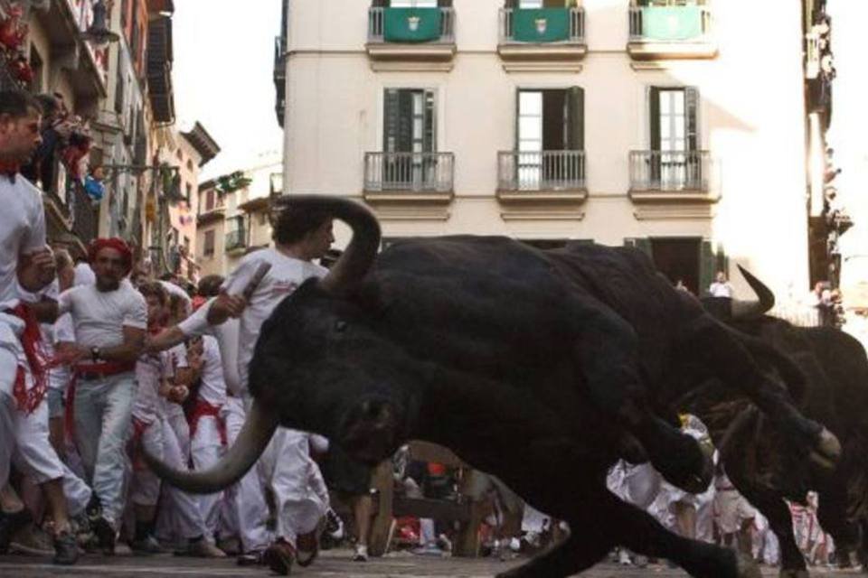 As imagens da corrida de touros da Festa de São Firmino