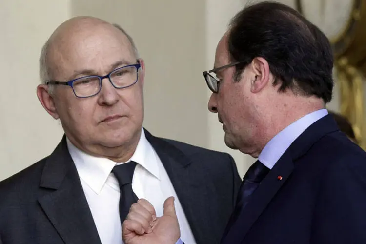 Michel Sapin, ministro das Finanças da França: "quanto mais ele (Trump) fizer esse tipo de declaração, mais os europeus irão cerrar fileiras" (REUTERS/Philippe Wojazer)