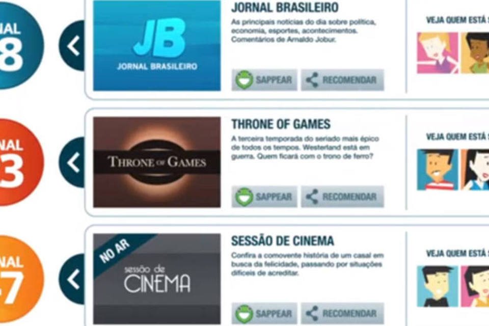 App de TV social Sappos ganha versão para Android