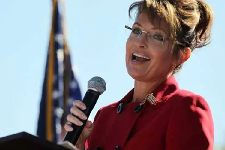 Com uma de suas estrelas, a ex-governadora do Alasca Sarah Palin, fora da disputa eleitoral, o Tea Party se vê em parte refletido em Michelle Bachmann (Getty Images)