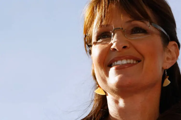 Sarah Palin, a ex-candidata à vice-presidência dos EUA: mesmo sem concorrer a nada em novembro passado, foi presença requisitada nos palanques republicanos  (Chip Somodevilla/Getty Images)