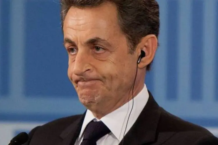 Nicolas Sarkozy terá como adversário o socialista François Hollande, que lidera as pesquisas (Pablo Blazquez/Getty Images)