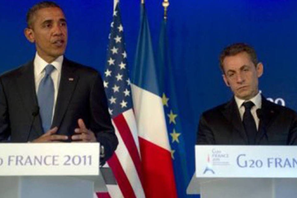 Sarkozy e Obama têm 'análise comum' sobre contribuição à crise