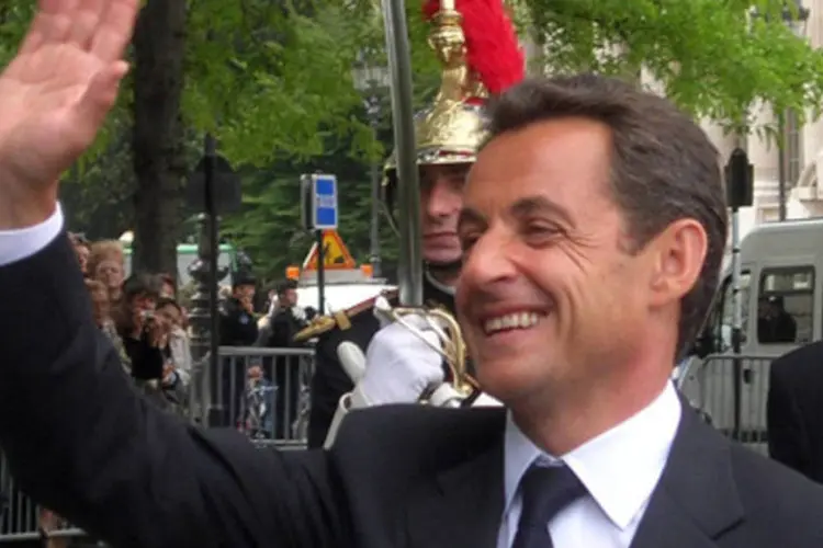 Presidente da França Nicolas Sarkozy: financiamento da campanha eleitoral de 2007 está sob investigação (.)