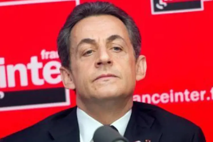 A crise na indústria e a perda de empregos é um dos principais temas da campanha de Sarkozy
 (Bertrand Langlois/AFP)