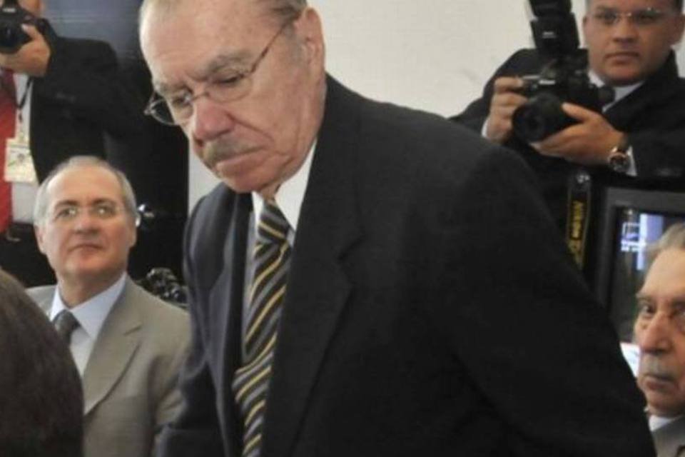 Temer se encontra com Sarney no Palácio do Jaburu