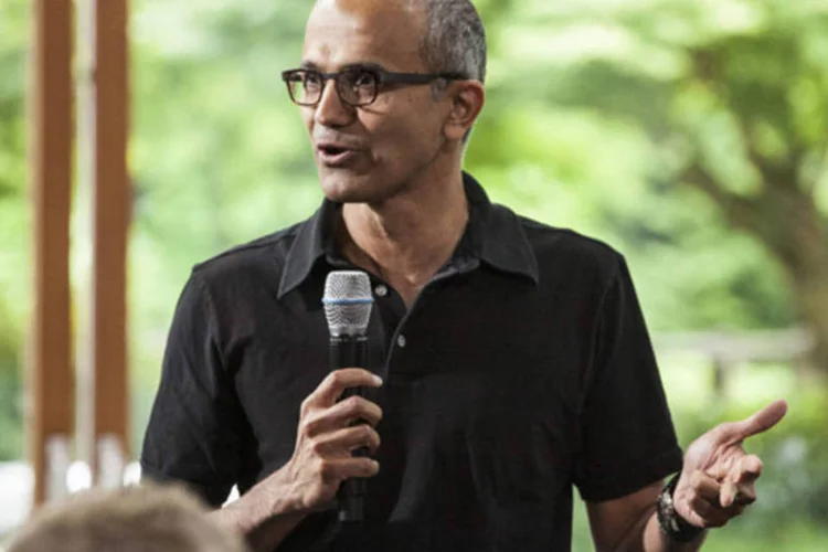 
	Satya Nadella: Nadella &eacute; o terceiro CEO da companhia desde que ela foi fundada em 1975
 (Reuters)