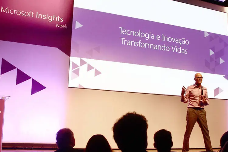 
	Satya Nadella: o CEO da Microsoft falou sobre educa&ccedil;&atilde;o, tecnologia e empreendedorismo
 (Divulgação/Microsoft)