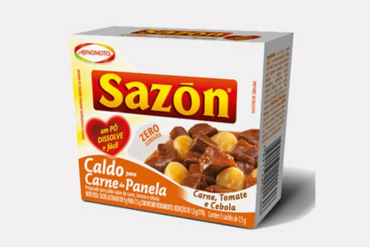 Nova embalagem da Sazon (Divulgação)