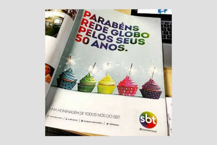 
	An&uacute;ncio do SBT: uma das not&iacute;cias da semana
 (Reprodução)