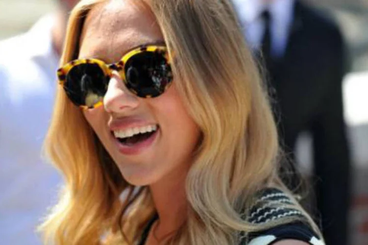 A atriz americana Scarlett Johansson: Johansson, de 29 anos, é a estrela de um anúncio da empresa de refrigerantes SodaStrem (Tiziana Fabi/AFP)