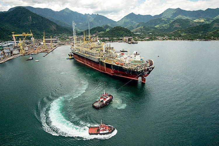 Plataforma São Paulo: o Schahin era um grande fornecedor da Petrobras (Divulgação/Exame)