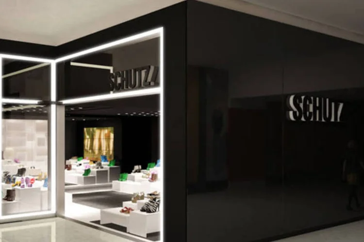Loja da Schutz no Park Shopping Barigui, em Curitiba: unidade em Nova York deverá ser inaugurada em setembro (Divulgação)