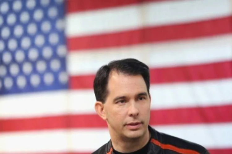 
	O governador do estado de Wisconsin, Scott Walker
 (Scott Olson/AFP)