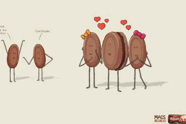
	Campanha da Richester criada pela Propeg para os biscoitos Amori
 (Reprodução)