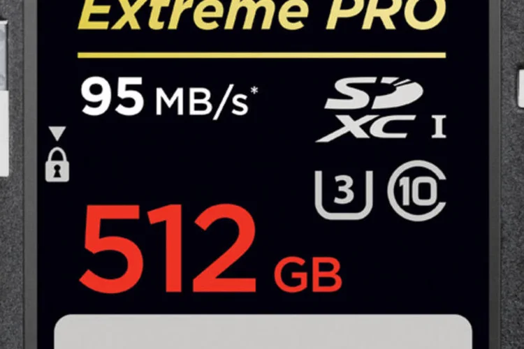 
	Cart&atilde;o SD: SanDisk bate recorde com cart&atilde;o com 512 GB
 (Divulgação/SanDisk)