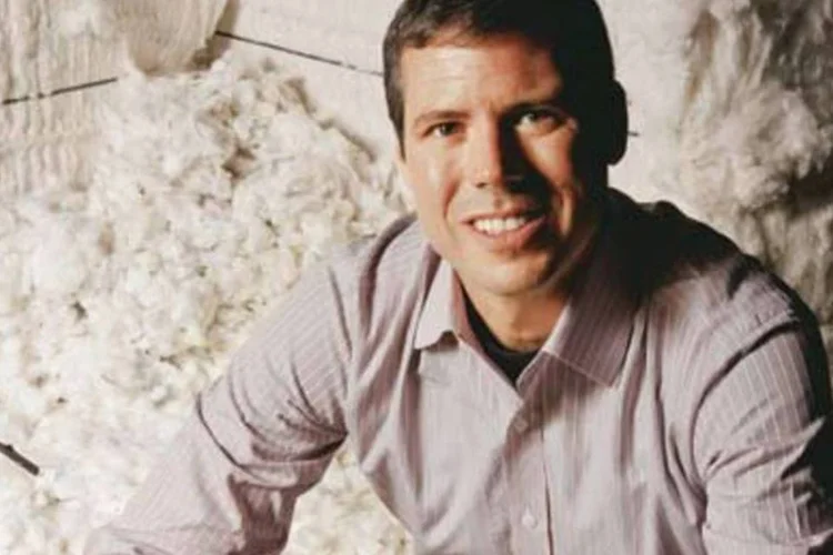 Sean Cady, diretor mundial de sustentabilidade da Levi&#039;s, em Porto Alegre: meta de empregar 5% de algodão sustentável em seus produtos até 2015 (.)