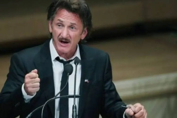 
	Sean Penn: &#39;&#39;Estou muito impressionado com o compromisso do presidente com seu pa&iacute;s&#39;&#39;
 (Scott Olson/Getty Images/AFP)