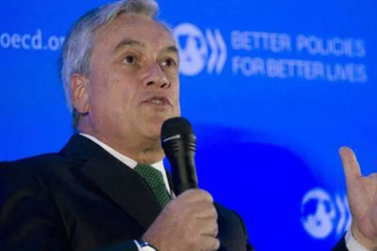 Piñera: "queremos acabar com o lucro, avançar com um sistema de ensino público de qualidade, com acesso equitativo, democrático e gratuito para garantir o direito à educação" (Bertrand Langlois/AFP/AFP)