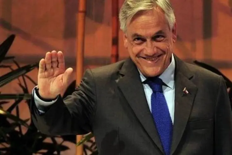 O presidente do Chile, Sebastián Piñera: ''Na união está nossa força, e na divisão nossa fraqueza'' (Emmanuel Dunand/AFP)