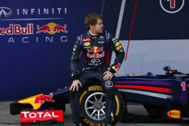 Alemão Sebastian Vettel, da Red Bull Racing: queda na audiência da F-1 seria por causa da hegemonia do piloto na categoria (Marcelo del Pozo/Reuters)