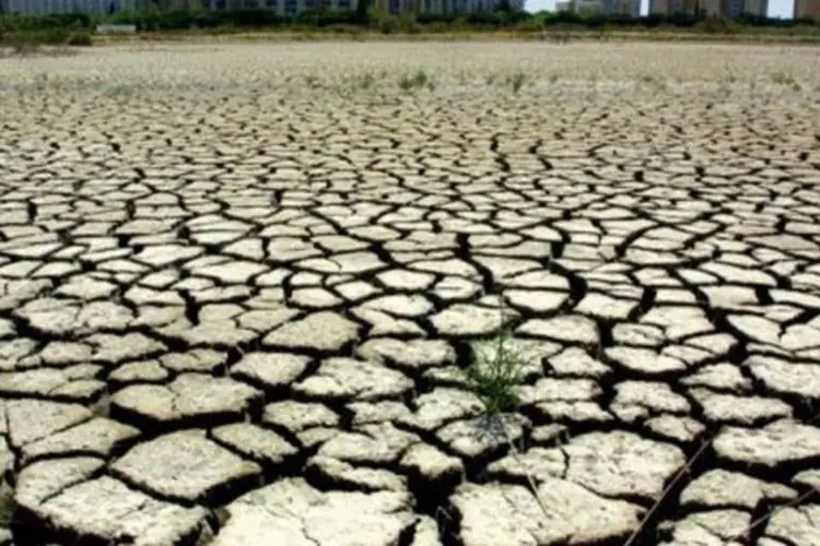 Cinco províncias foram severamente afetadas pela seca (Dominique Faget/AFP)